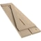 Ekena Millwork Rustic Two Board Spaced Board-n-Batten Knotty Pine Faux Wood Shutters w/Z-Board, 11 1/2W x 62H, PR SHUBSZ11X62KPPR - alternate 2